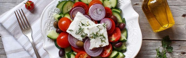 Bannière Article repas grec féta